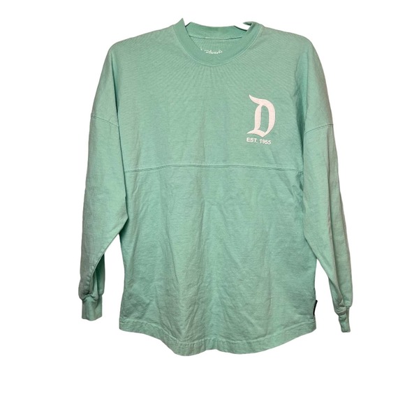 Disney Tops - Disney Parks Disneyland Resort Seafoam Light Blue Green Rare Spirit Jersey Sz XS